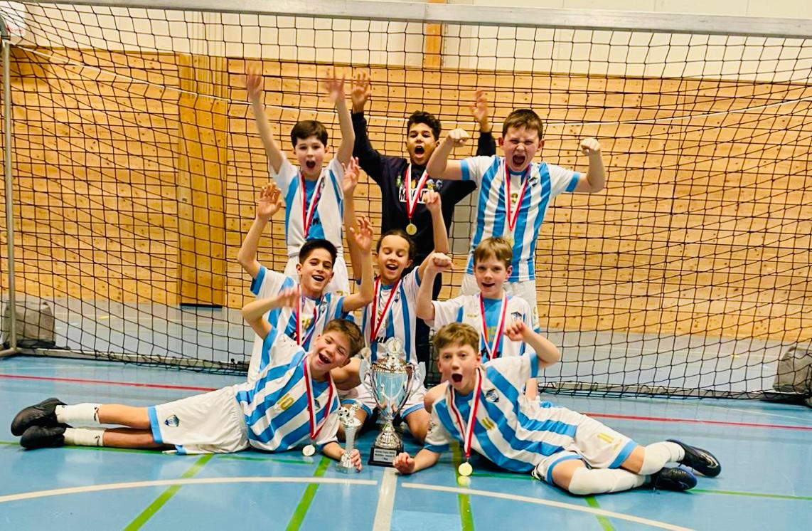 Youth team celebrating